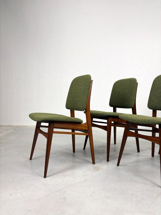 Image 1 of Set of 'Milan' dining chairs by Louis van Teeffelen for Wébé