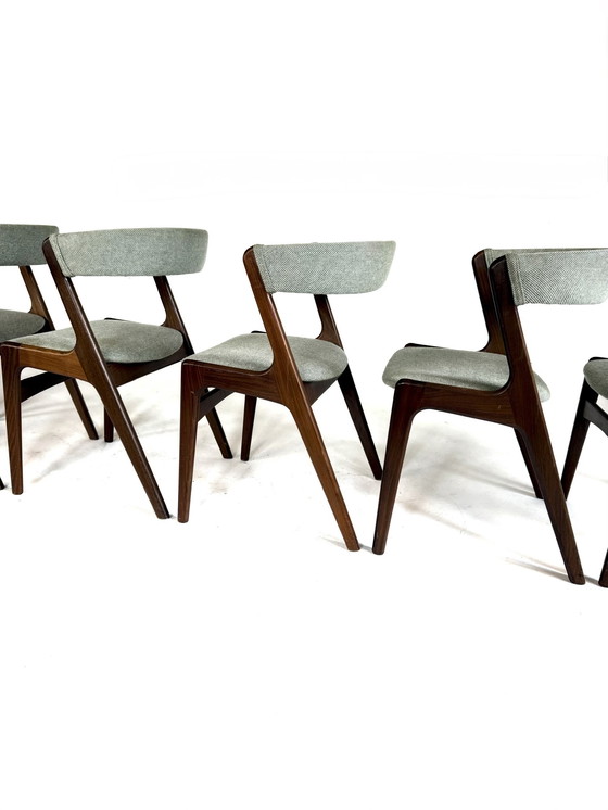 Image 1 of 6x sedia da fuoco modello vintage n. 68, Andersstrup Møbelfabrik '60