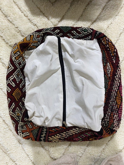 Puf bereber (100% hecho a mano)