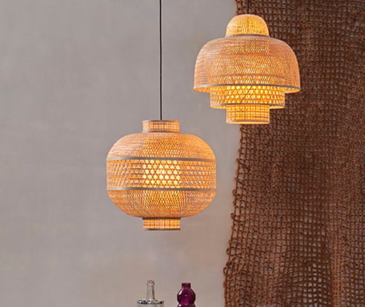 Rattan-Lampen - Abe & Ada Fest