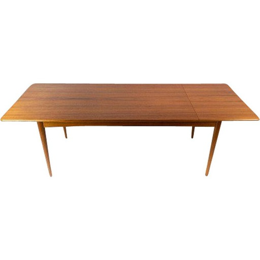 Tavolino da caffè allungabile in teak vintage, Danimarca 1960