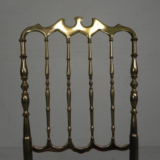 Image 1 of Stuhl im Hollywood-Regency-Stil, Chiavari, 1960er Jahre