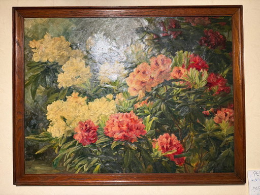 Léonie Mottart-van Marcke - Oil painting