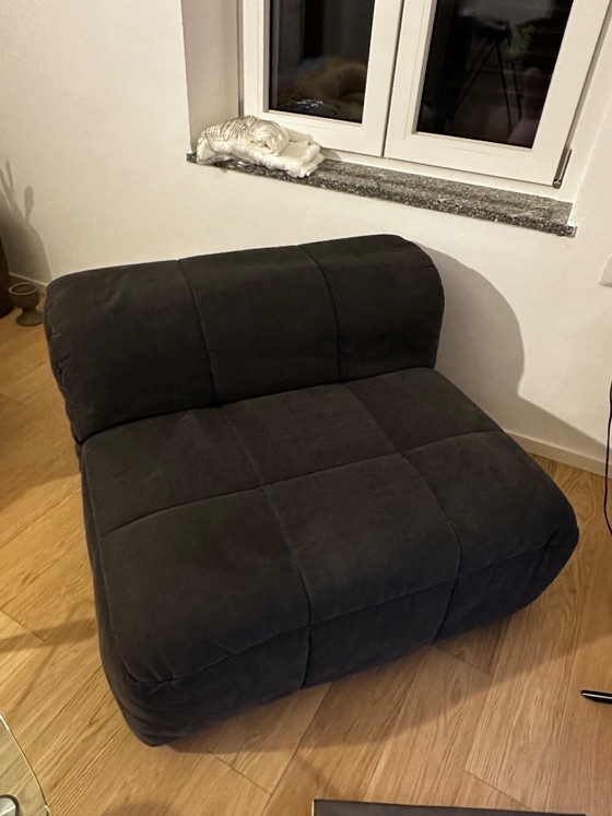 Sofá y sillón Strips de Arflex - diseño Cini Boeri – Sofás modulares, Algodón (photo 7 of 10)