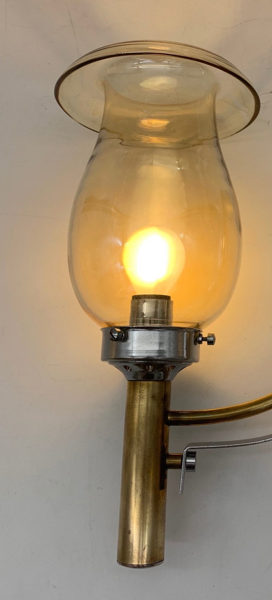 Image 1 of coppia lampade da parete, applique attribuite a Seguso made in italy 1970