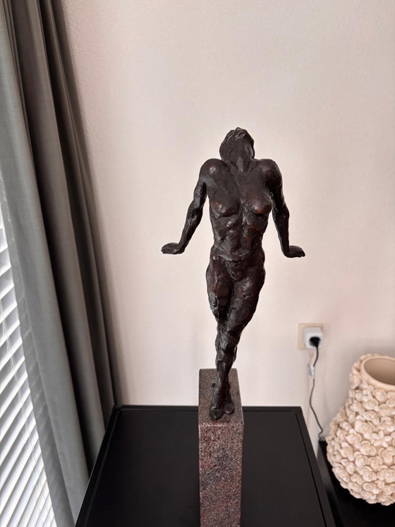 Image 1 of Moderne kunst brons sculptuur