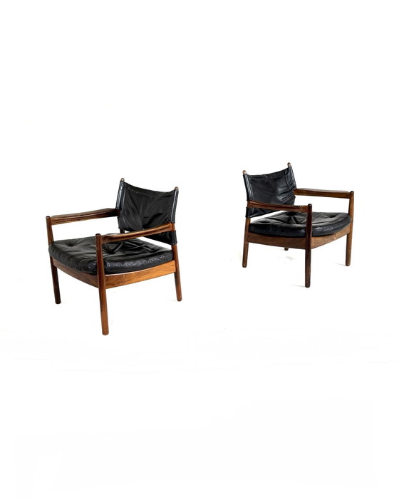 Image 1 of Set of 2 vintage armchairs, Gunnar Mystrand ‘70