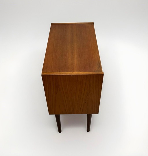 Vintage Deens Design teakhouten ladekast uit de jaren 60