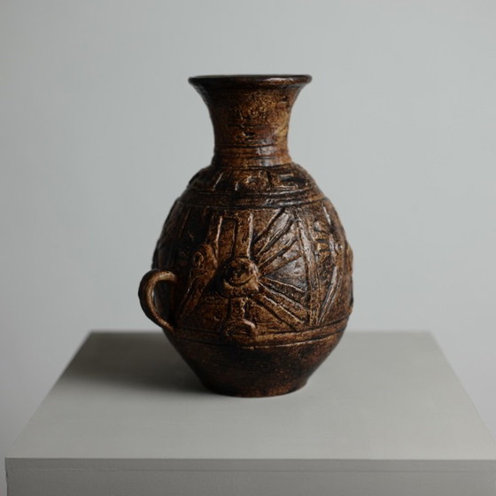 Jasba Model 1690-30 Sculpturale Keramische Vaas, West-Duitsland, c. 1970 – Vazen, Ceramic (photo 13 of 13)