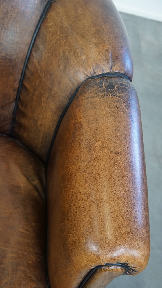 Image 1 of Vintage Sheep Leather Club Armchair