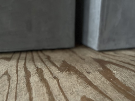 Image 1 of Concrete Ciré blocks on wheels. 4 pieces