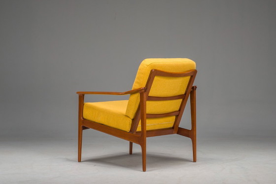 Image 1 of Dänischer Loungesessel aus Teakholz, Mid Century, Ib Kofod-Larsen, 1960er Jahre