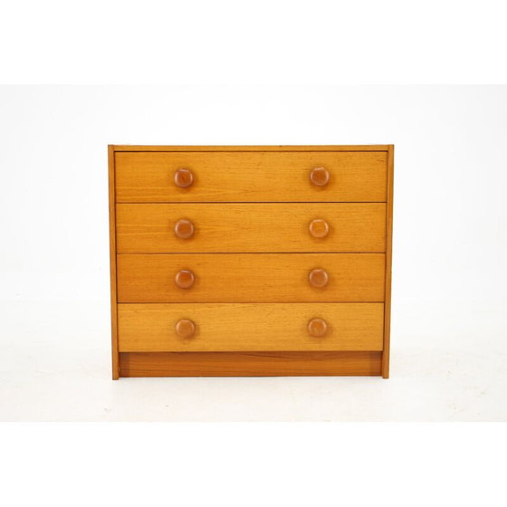 Image 1 of Vintage teak chest of drawers, Denmark 1960s