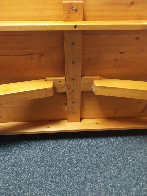 Image 1 of 1 x Scandinavian pine coffee table XXL, 2 meters long. 1970s
