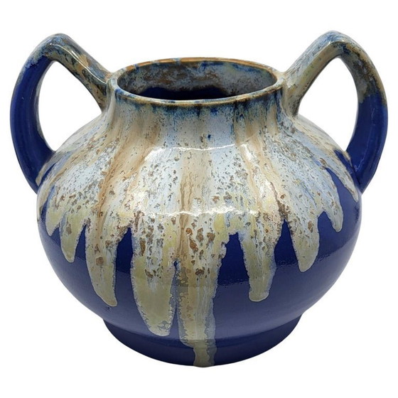 Image 1 of Bleu France 1940 ceramic "Alpho" vases