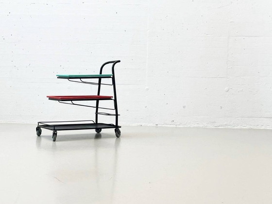 Image 1 of Carrito de servicio Demon de Mathieu Matégot, Francia, década de 1952