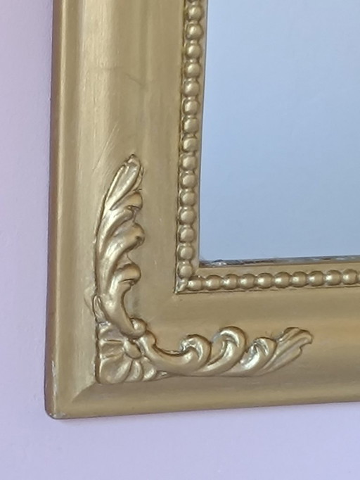 Louis Philippe mirror with pediment