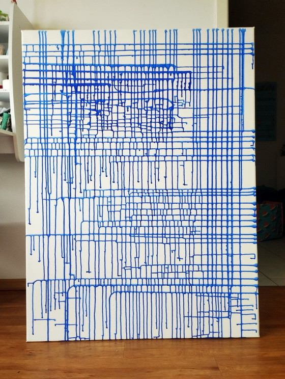 Natia Antadze Abstrakte Komposition XXL – Gemälde & Zeichnungen, Canvas (photo 7 of 15)
