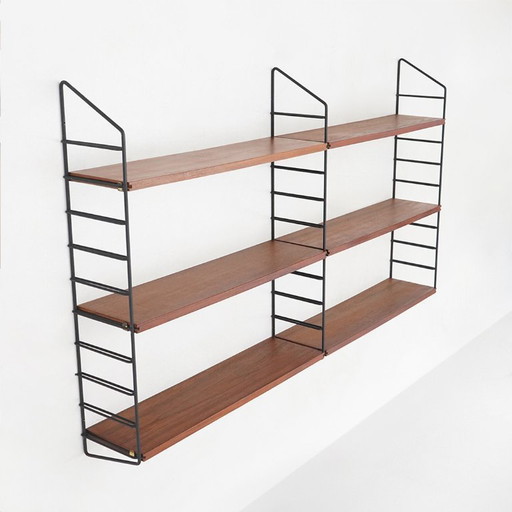 Wandboekenkast, jaren 60