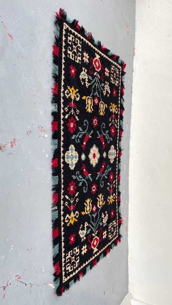 Image 1 of Wandtapijt Decoratief Tapijt Wol Frankrijk Vintage