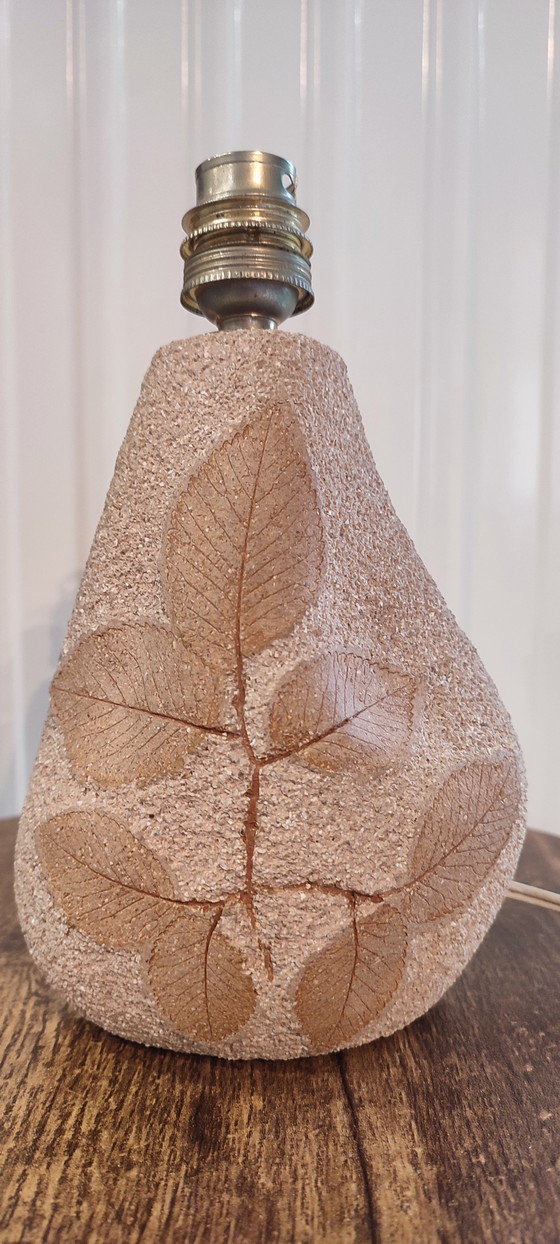 Image 1 of Pied de Lampe “Herbier” années 70 (Hérault)