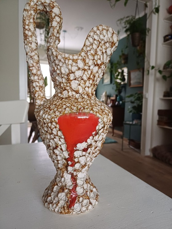 Image 1 of Fat lava vase Brutalist style