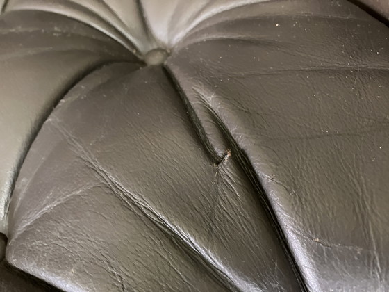 Image 1 of Canapé deux places seventies en cuir vintage