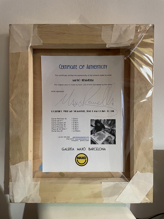 Image 1 of Maxó Rennella Peinture originale - « Sale El Sol » - Signée avec COA
