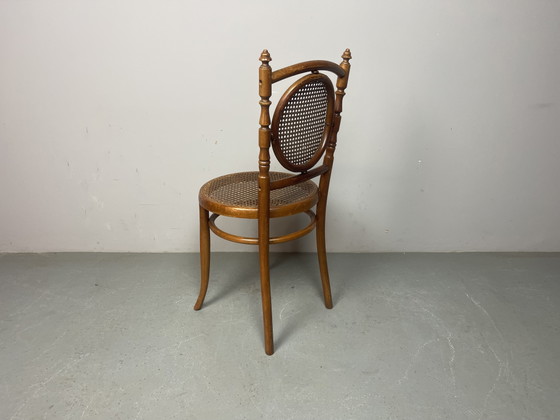 Set van zes authentieke eetkamerstoelen, vervaardigd door Josef Hofmann - Wenen/Bielitz, Oostenrijk, jaren (photo 12 of 15)