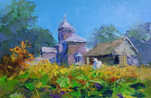 Village Church on a Clear Day