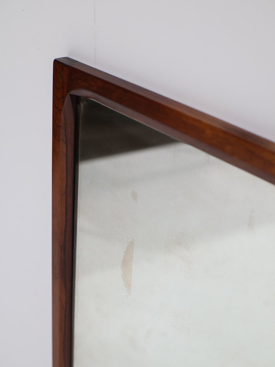 Grote spiegel Aksel Kjersgaard palissander Deens vintage jaren '60 – Glass, Wood (photo 4 of 10)