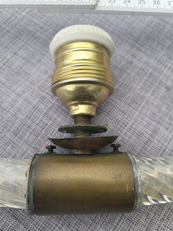 Image 1 of Barovier & Toso chandelier without shade, Italy