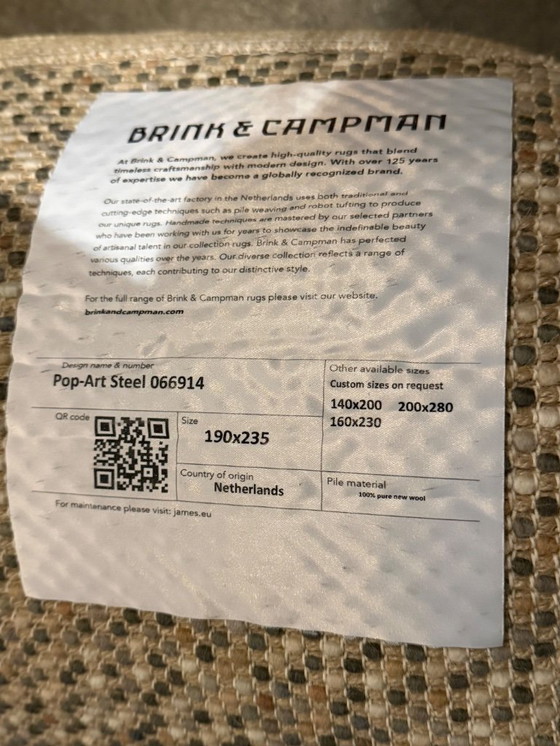 Image 1 of Acier Pop Art Brink et Campman NEUF