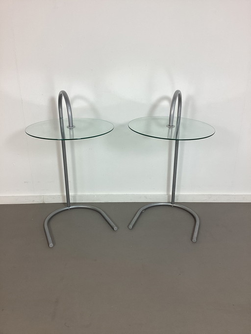 2 mesas auxiliares Ilea Ry vintage de los noventa