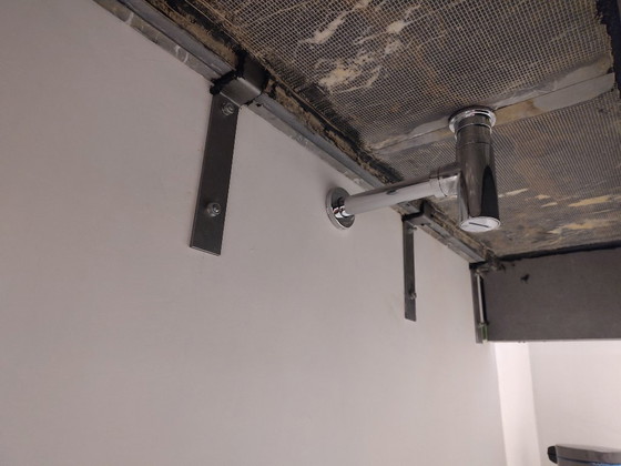 Image 1 of Unique brown marble washbasin with tray