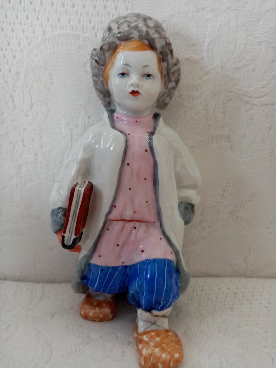 Image 1 of Figurine Porcelaine Russe Pilipok/LFZ Lomonosov 50/60s (15cm)