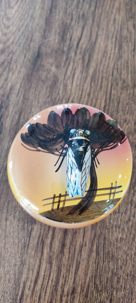 Image 1 of Bonbonnière cigale Louis Sicard in Vallauris