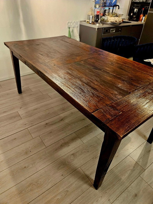 Old country-style table