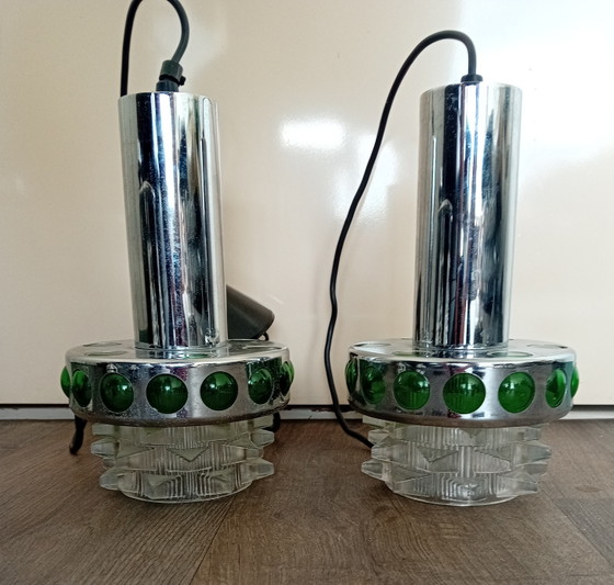 Image 1 of Lampes suspendues style spatial/rétro