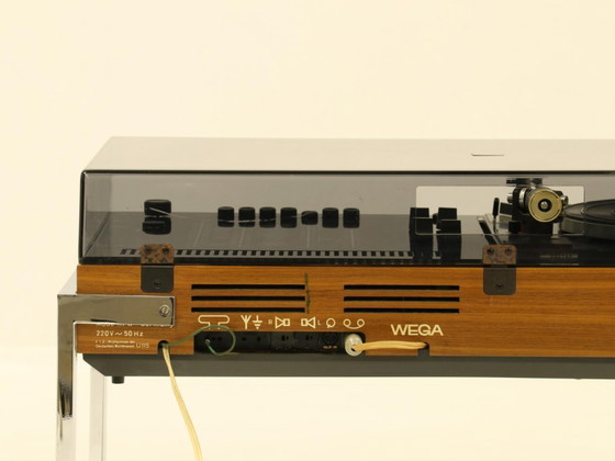 Image 1 of Wega Studio 3212 Hifi de Verner Panton & 2 enceintes Grundig Audiorama modèle 8000