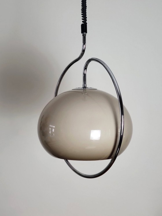 Image 1 of Lampada a sospensione vintage a forma di fungo in stile Space Age di Dijkstra del 1970
