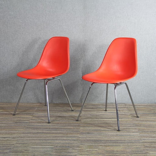 Set of 2x Vitra Dsx Visitor Chair