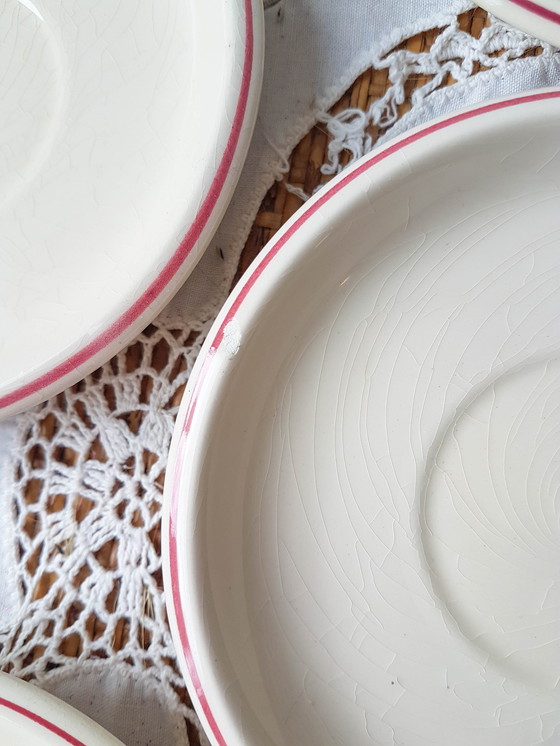 Image 1 of Vintage aardewerk 5 persoons koffie servies