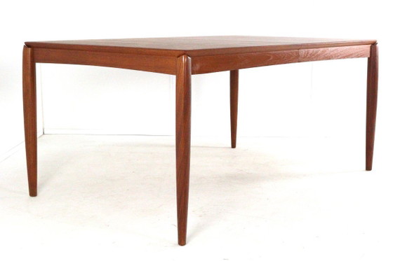 Image 1 of H.W. Klein for Bramin rectangular extendable dining table XL vintage Danish design