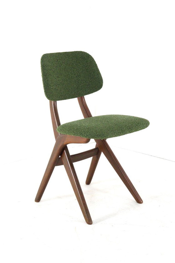 Image 1 of Set for 4 scissor chairs AWA attr. Louis van Teeffelen Wébé