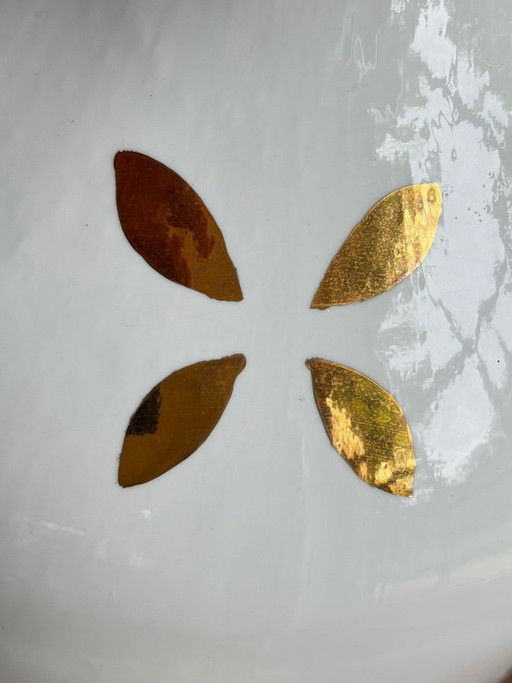 Classic Gold Leaves vase