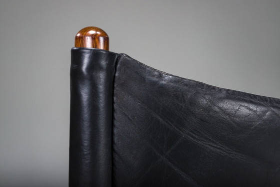 Image 1 of Mid Century Moderne Deense Palisander fauteuils en salontafel van Kristian Vedel voor Sören Willadsen, jaren 1960, set van 3