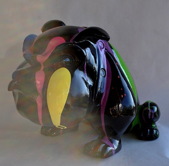 Image 1 of Scultura di cane Bulldog francese - Resina (rif. 2412 b)