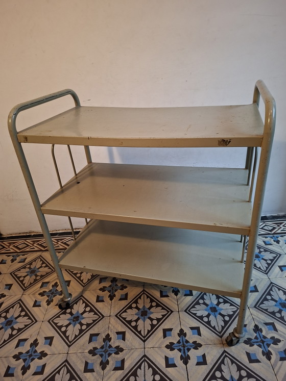 Carrello industriale, Tubax NV, Mid-century – Carrelli bar, Metal (photo 2 of 7)