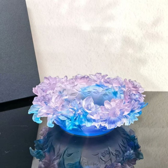 Image 1 of Bol « Sweet Garden », L 32 cm par Daum